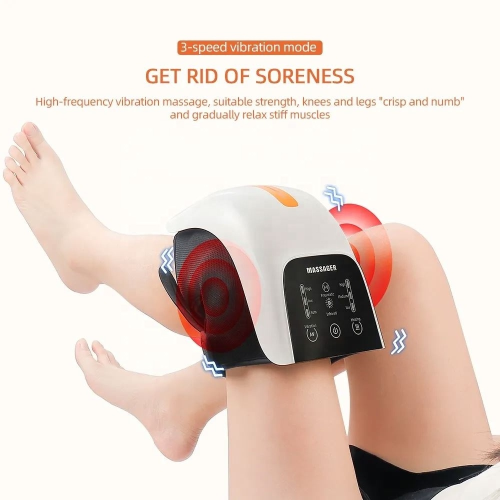 Airbag Calves Joint Vibration Pain Relief Heated Knee Massage Smart Electric Arthritis Knee Massager Machine Customized Leg