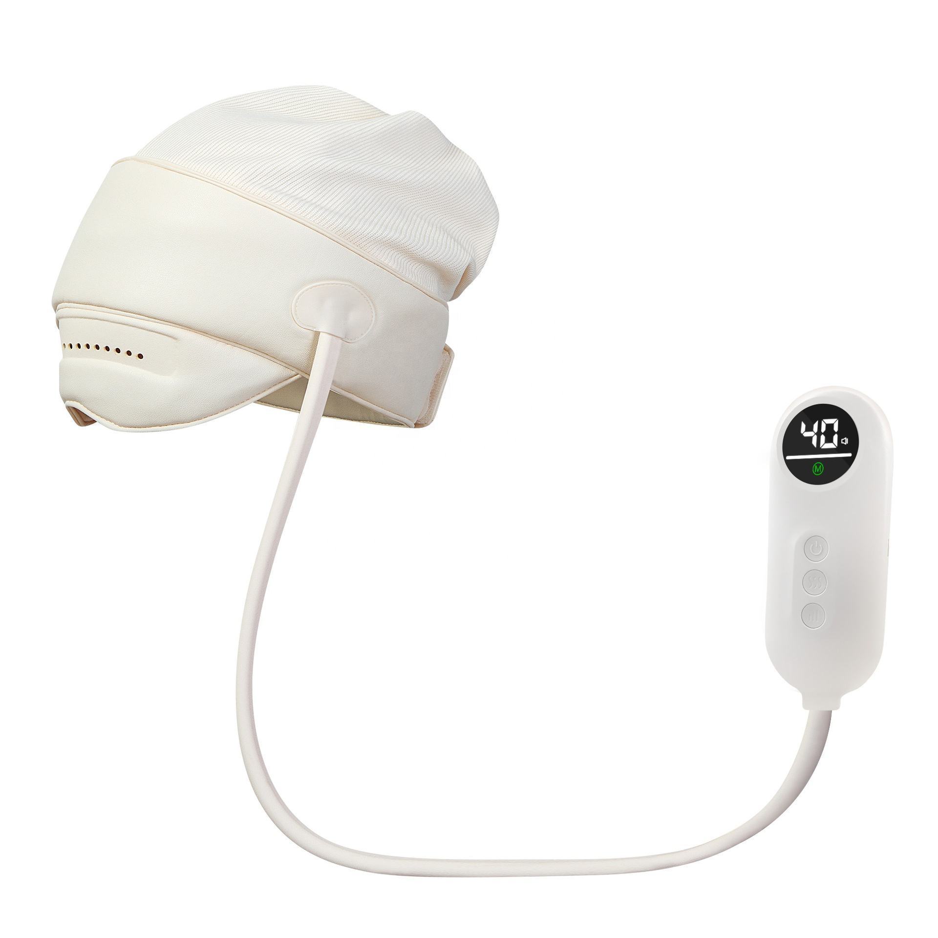 Electric Heating Air Bag Massage Cap Sleep Apparatus with Head Scalp Pressing Cervical Spine Eye Massager for Body Application