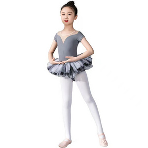 custom design girls training dancewear gymnastic leotards dance dress adults tutu skirts