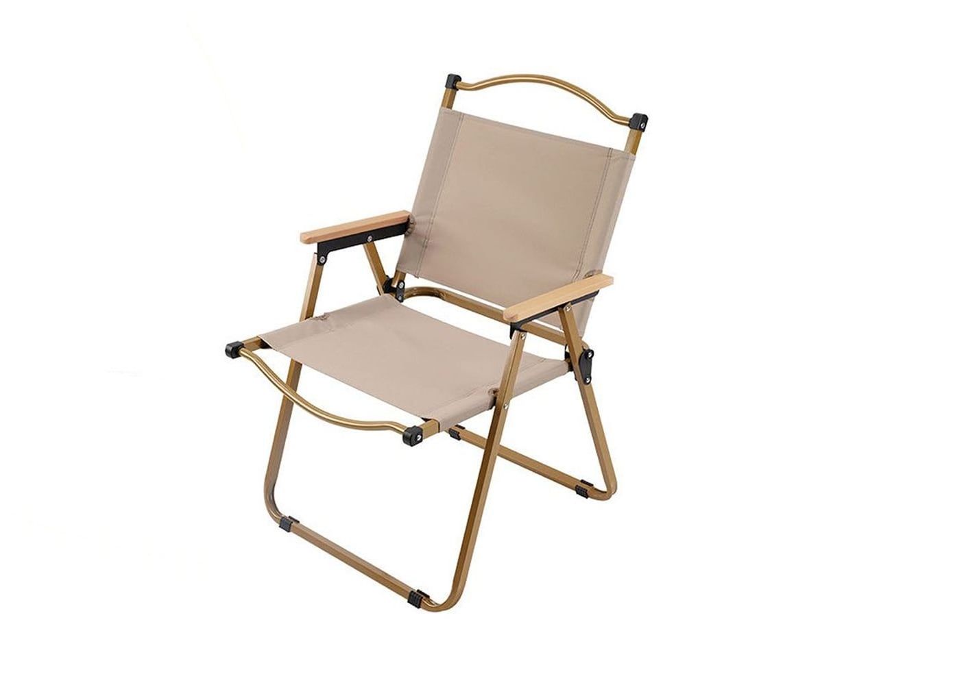 Portable Patio Chair with Steel Frame Lightweight Camping Chair for Leisure Beach Picnic Hiking Fishing