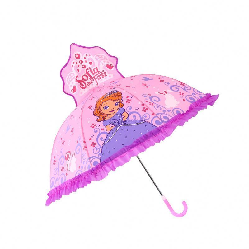 284 Kids Mini Umbrella Toys Child 3D Animals Printing Automatic Umbrellas Cute Animal Ears Children Cartoon Princess Umbrella 1