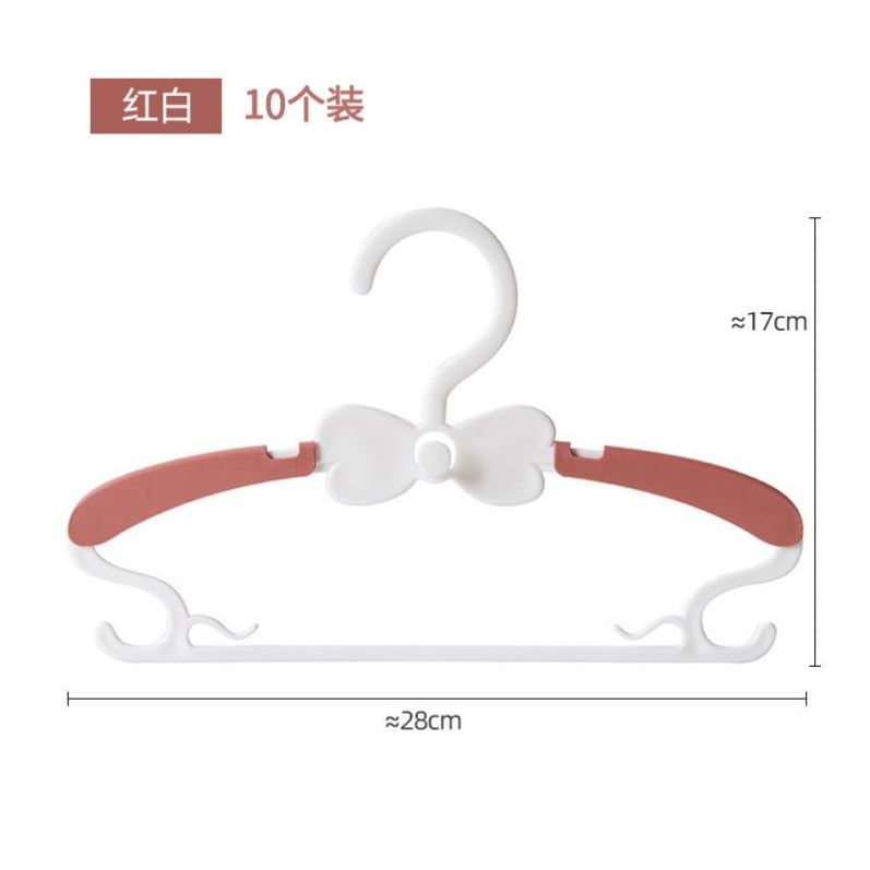 Adjustable Children Coat Hangers Baby Toddler Kids Child Nursery Closet Hangers Non-Slip Extendable Laundry Hanger