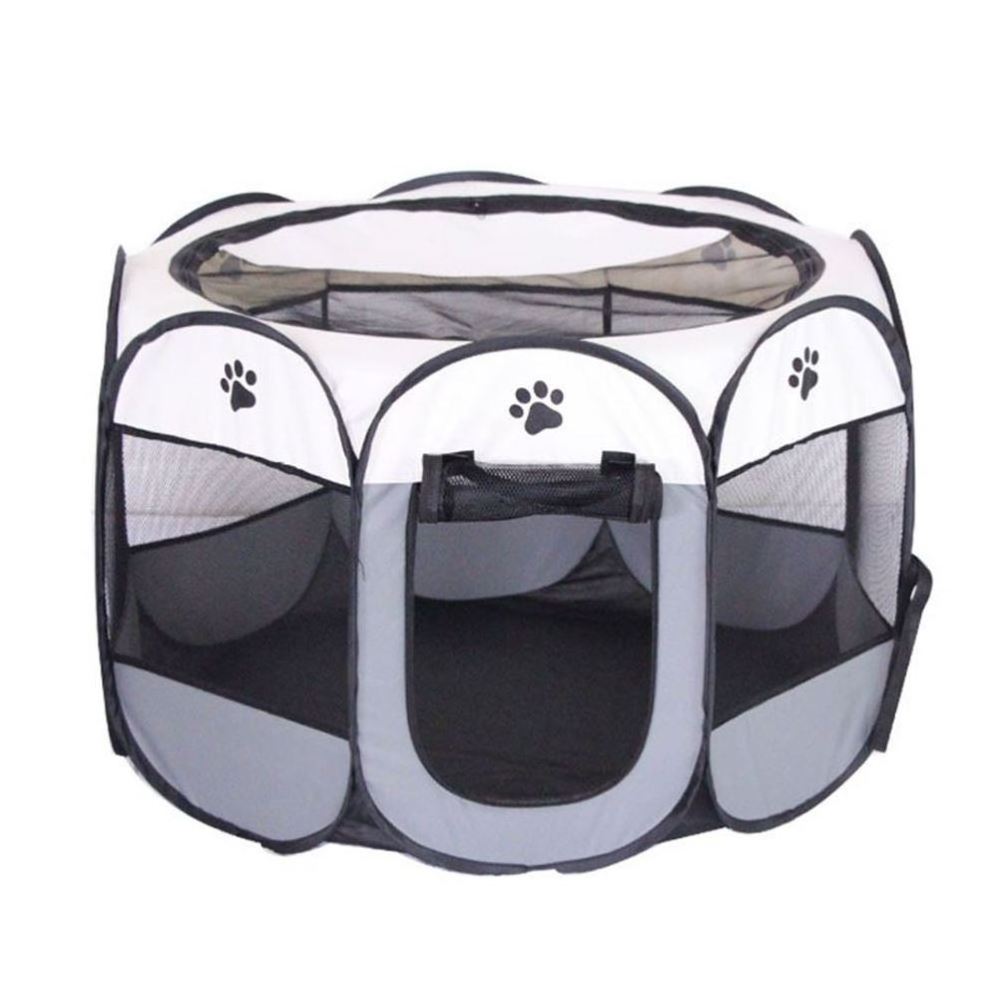 1 M 91*91*58cm Pet Playpen Enclosure Running Tent Fence Crate Puppy Rabbit Dog Cat Kitten Delivery Room Kennel Cage Pop up House