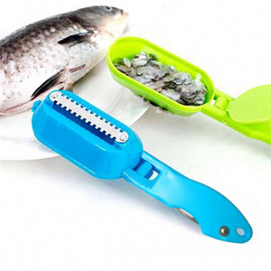 1 Fish Knife Cleaning Peeler Kitchen Gadgets Useful Scraper Fish Skin Brush Scraping Fishing Scale Brush Kitchen Accessories