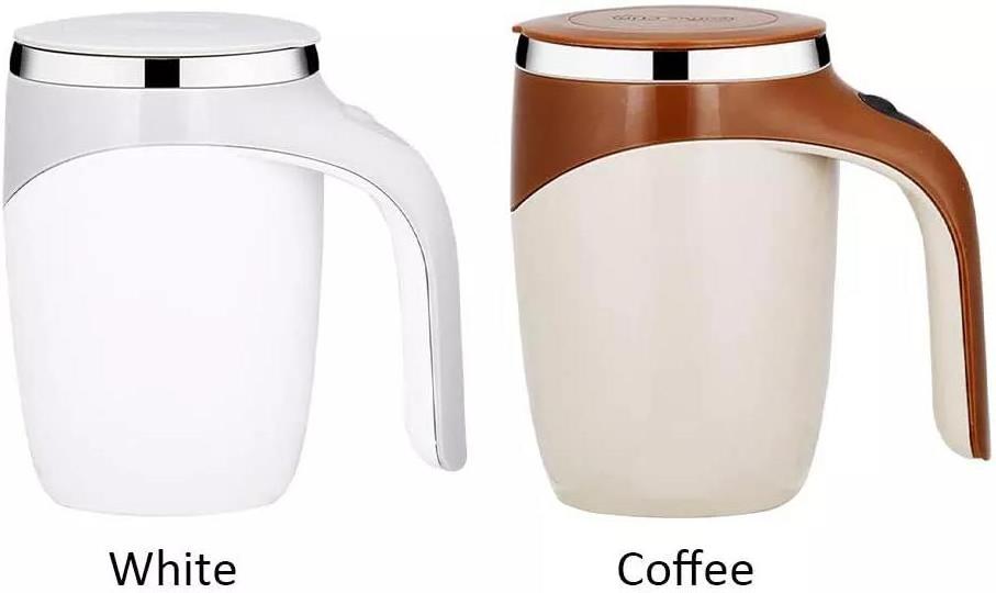 1 Lazy Coffee Stirring Cup Auto Magnetic Rotating Electric Milk Mark Cup 304 Stainless Steel Self Stirring Mixing Cup