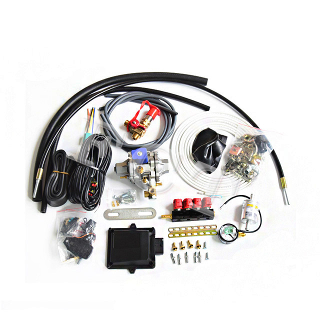 CNG electronic gas fuel injection system kits sistema de gas para vehicles 4 cyl kits for used car and other auto engine parts