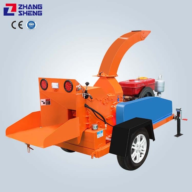 New CE Euro stage 5 durable diesel wc-30 25-50hp 60hp wood shredder tractor PTO 8 inch 40hp supply electric wood chipper