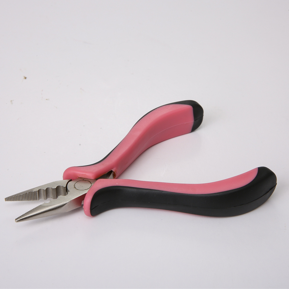 Multi Hair Plier Professional Tool for Pre-bond Hair Extensions Micro Ring Hair Extension Pliers & Pulling Hook Tool