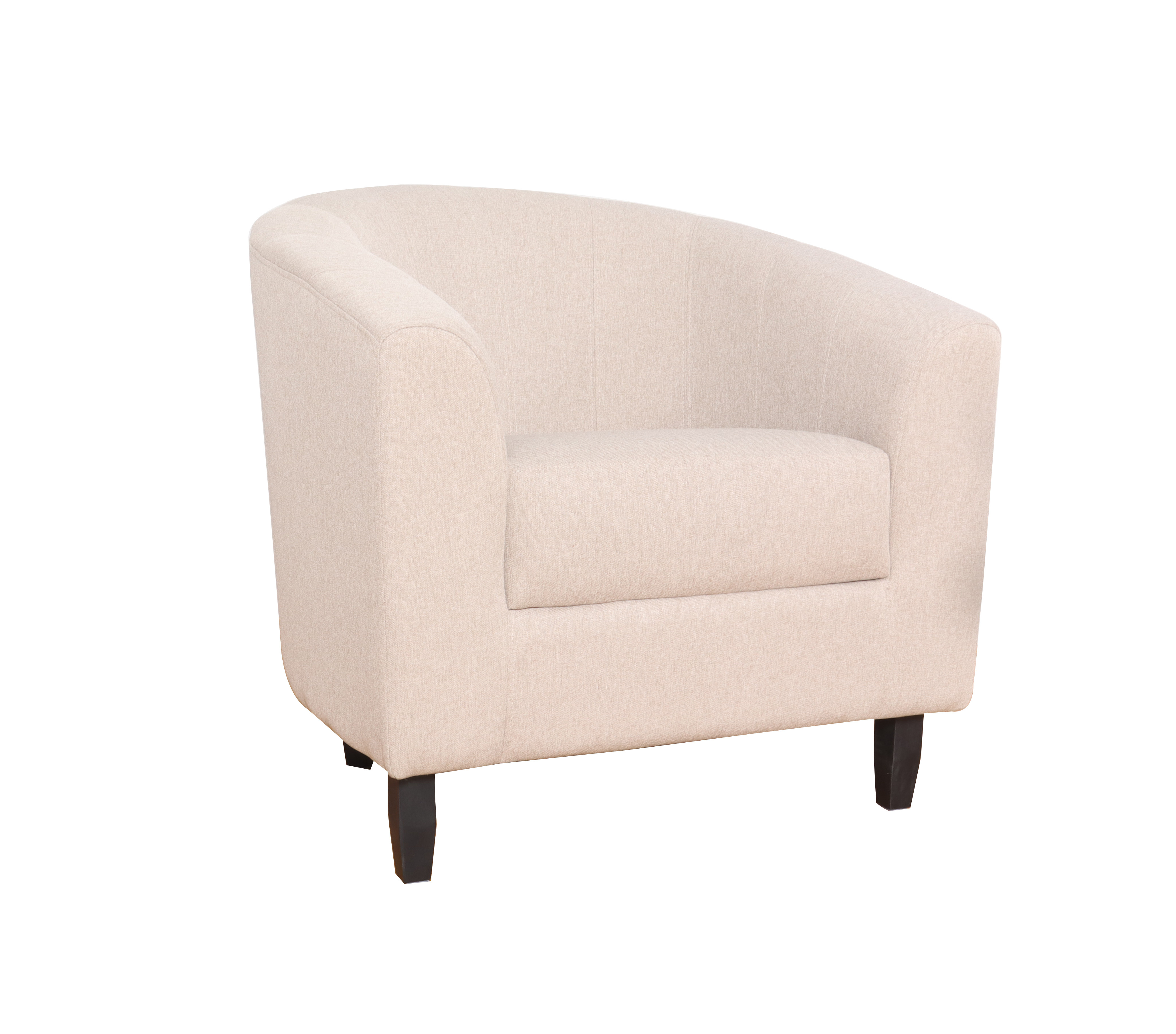 Leisure Suede Fabric Upholstered Single Sofa Accent Chair Armchair