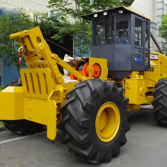 XUGONG New Forest Log Skidder Machine XC360 Wheel Loader Machine Used Engineering Construction Machinery Turkey Tractor WEICHAI