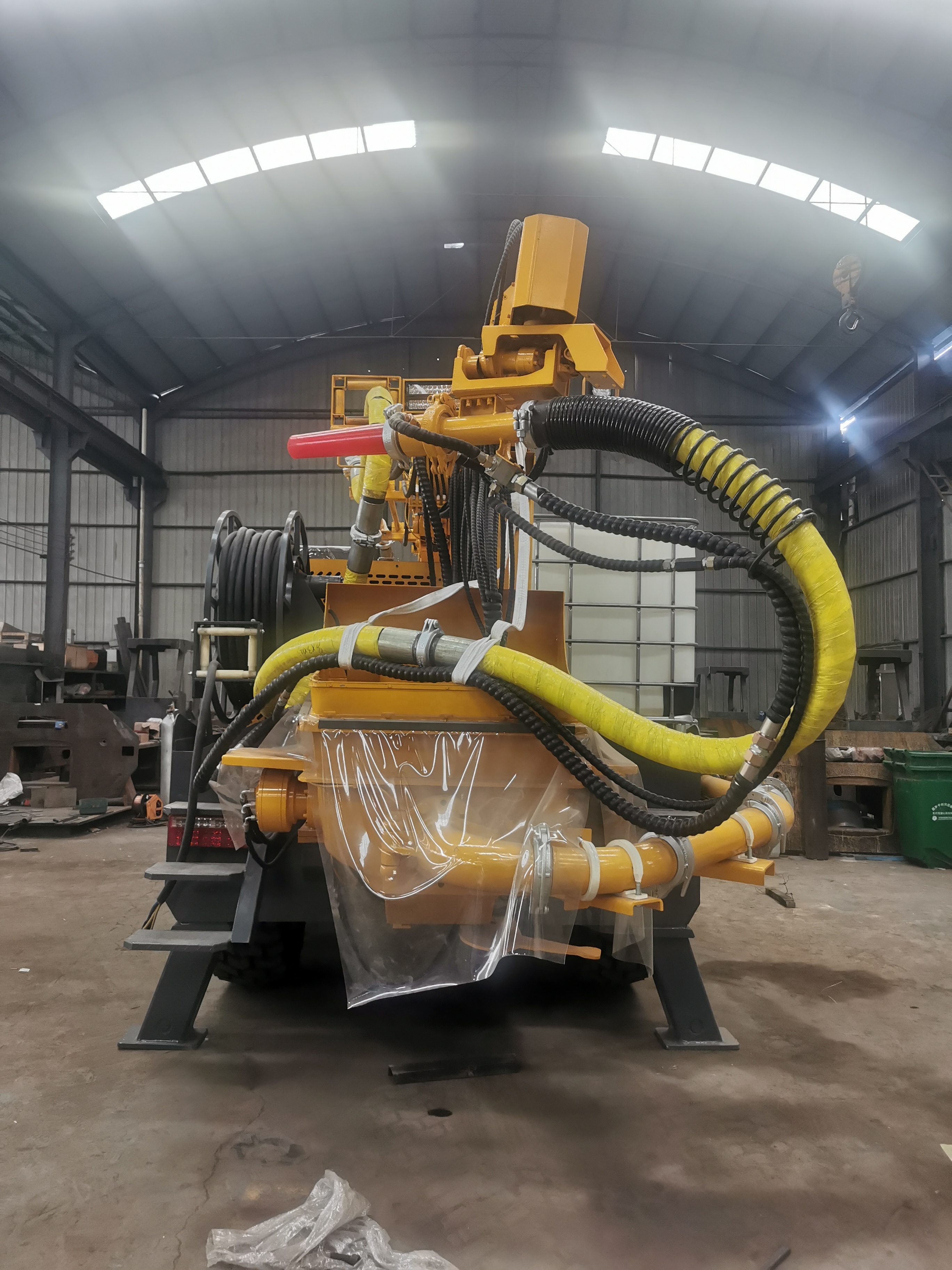 Hot Sale Concrete Shotcrete Machine Shotcrete Truck Spraying Plastering Machine for Sale Spray Pump TOP Brand Provided 40 80