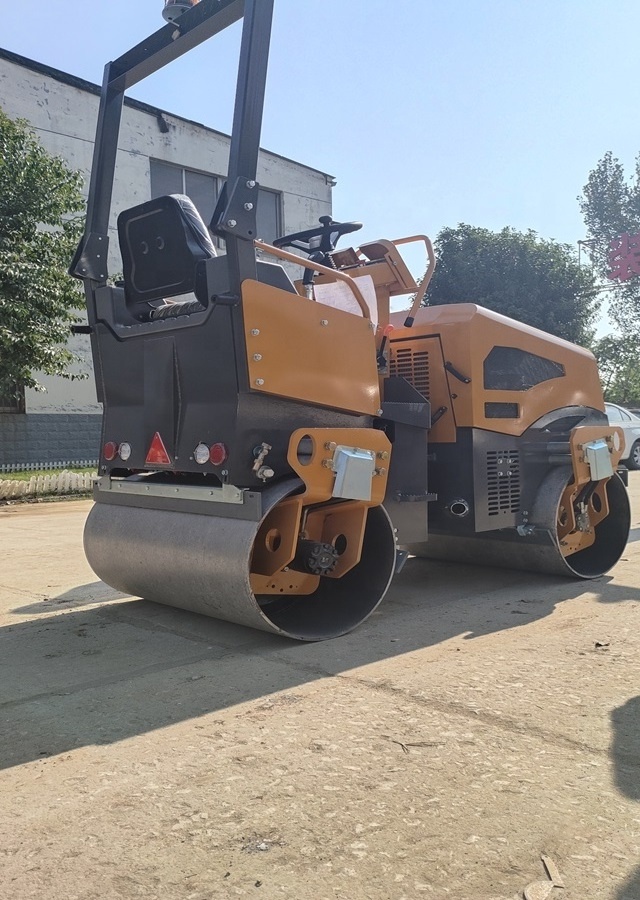 2.5 ton jining ride articulated double drum Steel vibratory road roller 6 ton 5 ton compacting machinery  for sale in dubai