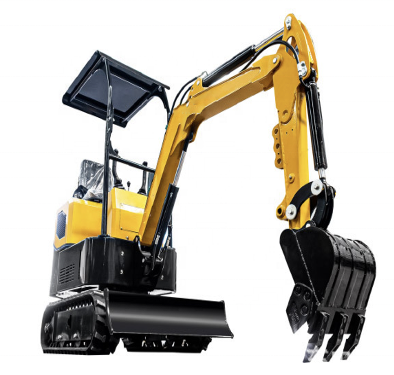 FREE SHIPPING micro excavator mini digger  800 kg mini excavator bucket track hoe excavator