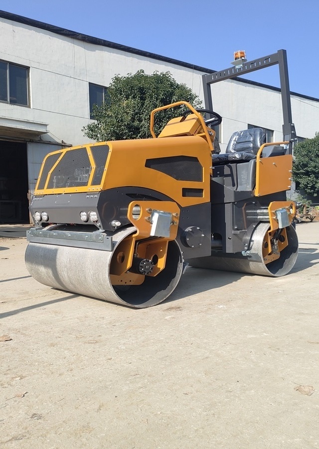 2.5 ton jining ride articulated double drum Steel vibratory road roller 6 ton 5 ton compacting machinery  for sale in dubai