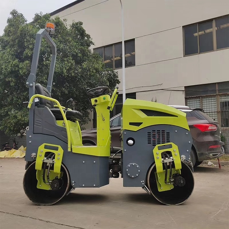 1.6 ton small double drum Steel vibratory hydraulic vibrating 5 tons impact dynapac xcmg road roller 4  6  8 ton