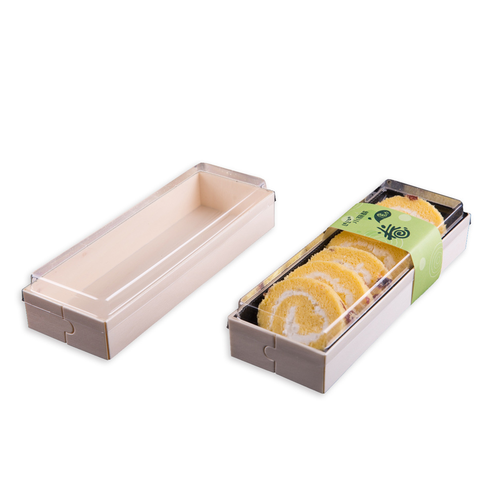 Hot Selling Take Away Small Kraft Paper Cookie Lunch Japanese Sushi Wooden Bento Box Disposable