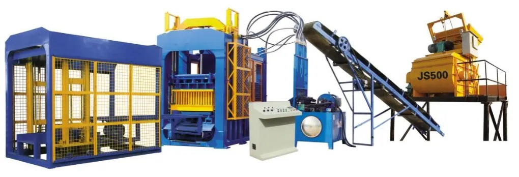 Interlocking Brick Machine QT4 25 Hydraulic Fully automatic Concrete Hollow Block Maker Fabricating