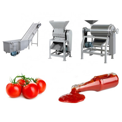 Whole Flow Chart Electric Tomato Sauce Processing Machine Hot Sweet Chilli Paste Making Machinery