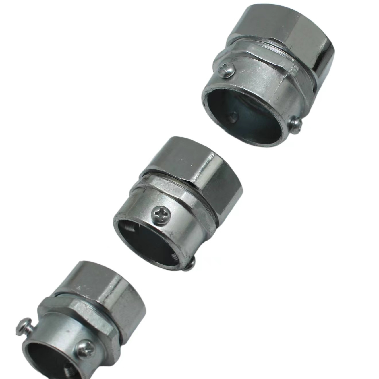 Metal hose connectors  electrical flexible corrugated conduits  waterproof hot-dip galvanized