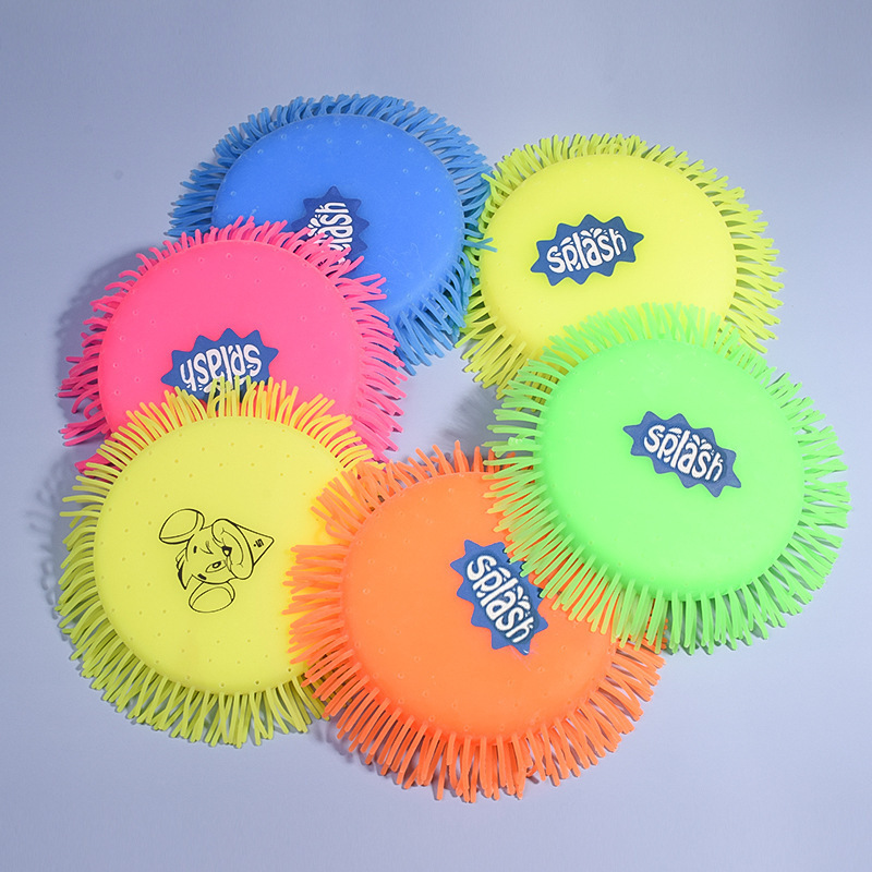 Hot  Sales 17 cm Promotional Summer Splash TPR Flying Disc Custom Logo for Children