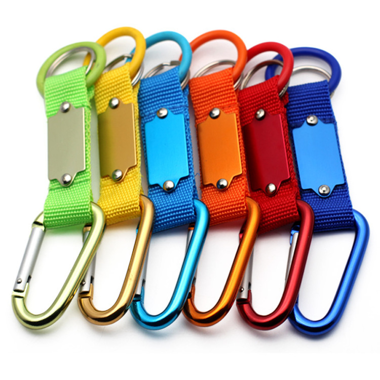 Wholesale Nylon Custom Plastic Buckle Polyester Cartoon Sublimation Heat Transfer Printing Carabiner Plain Lanyards With Clip