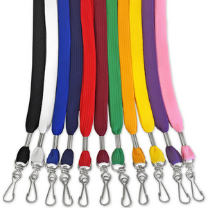 Wholesale Tube Lanyard With Logo Custom Safety Clip Breakaway Lanyards Tubular Lanyard