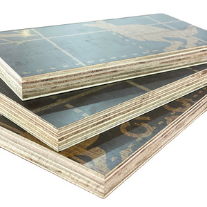 18mm Waterproof Film Faced Plywood Construction Formwork Industrial Wooden floor E1 E2 Veneer Boards