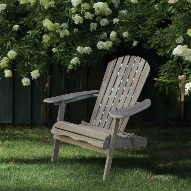 Folding Adirondack Chair Outdoor Furniture Patio Wooden Chair Modern Style Outdoor Chairs Made In Vietnam Manufacturer