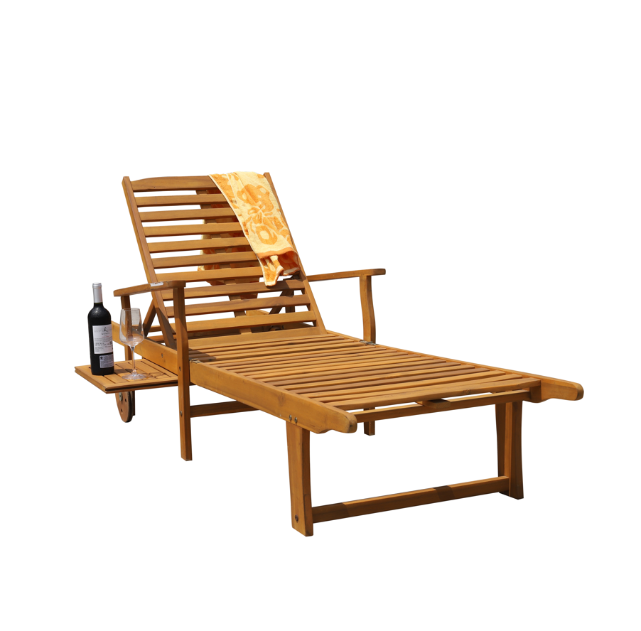 Fast Delivery Sunbed Wooden Sun Loungers Outdoor Furniture Patio Swimming Pool Chair Sun Lounger Modern Style Made In Vietnam