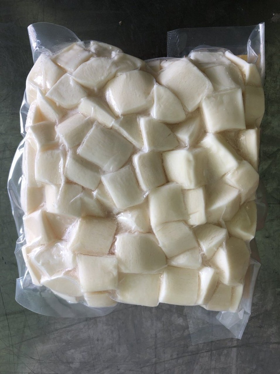 Production of Frozen Cassava Blocks/Frozen Sweet Fresh Cassava Without Skin from VN Hoang Linh Sg +84 797 415 298 Sara