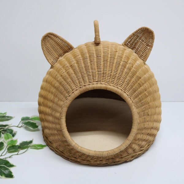 Hot sale handmade cat house, custom rattan pet carrier  handcrafted craftwome   from Vietnam HOANG LINH SG Kimy +84938616690