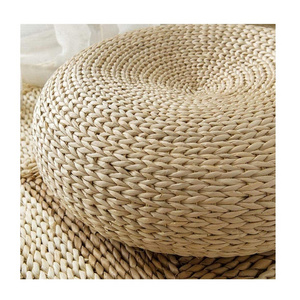 Water Hyacinth Pillow Rustic Straw Pouf Ottoman for Meditation Straw Cushion for Picnic Seat Pad HUNG TAM VN from Vietnam