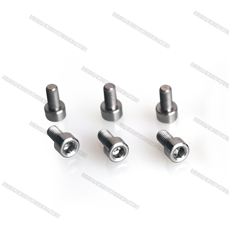 M2 M3 M4 M5 M6 titanium bolts and nuts screws half thread lock press anodized china vibration damper Fasteners