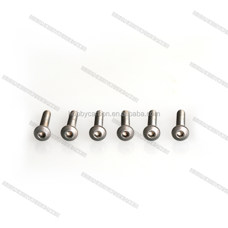 M2 M3 M4 M5 M6 titanium bolts and nuts screws half thread lock press anodized china vibration damper Fasteners