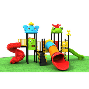 Children New Style  Hot Sell Multifunctional Toys Cheap Plastic Colorful Outdoor combined Slide for Public or Garden