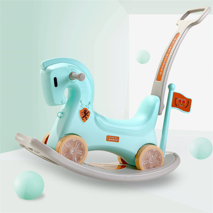 hot selling baby rider toy indoor plastic rocking horse for gift