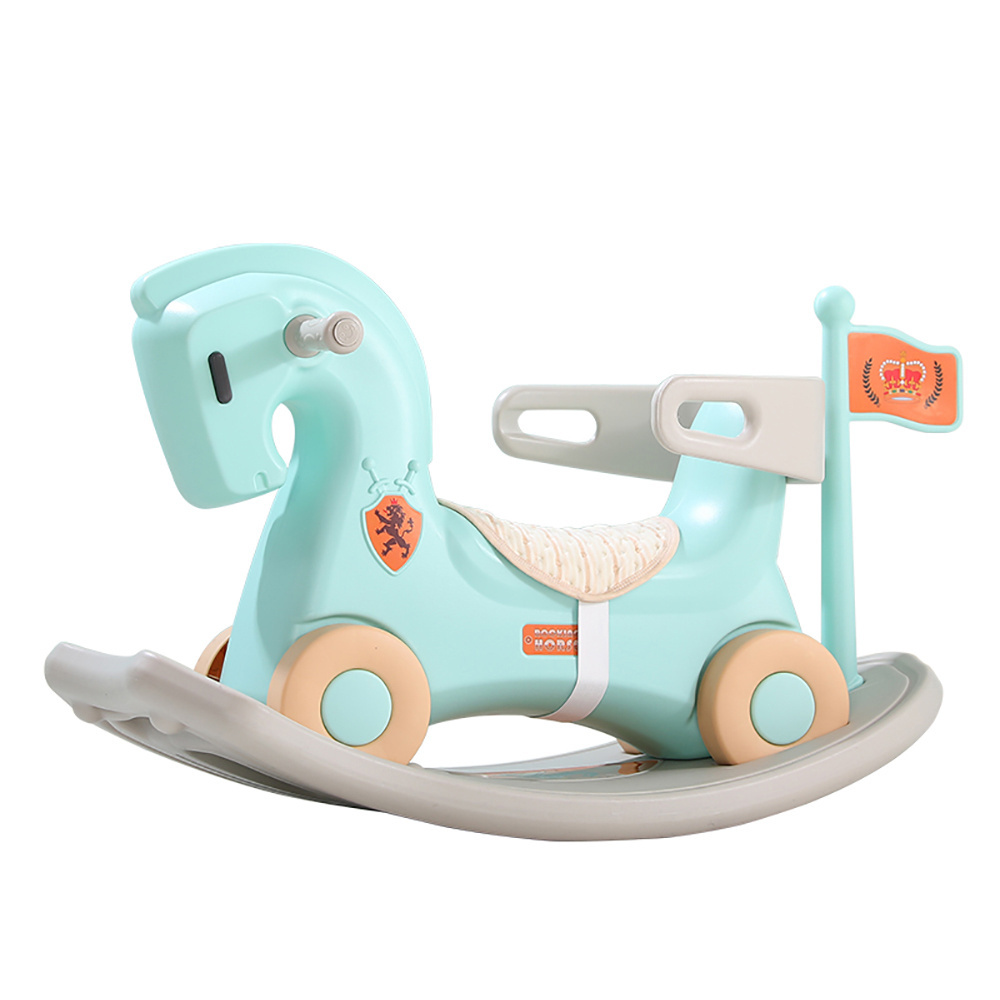 hot selling baby rider toy indoor plastic rocking horse for gift