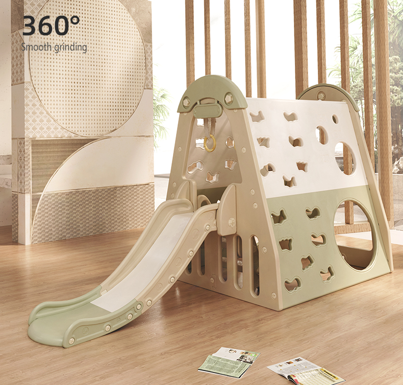 Multifunctional climbing frame children's indoor slide baby swing combination toy small amusement park equipment