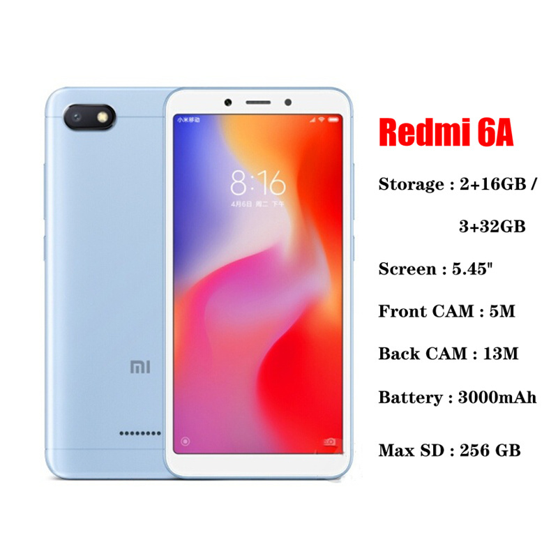 Factory Direct High Quality Phone Redmi6a Original Mobile Phones for redmi6a cell phone  Usa Used Second Hand Price