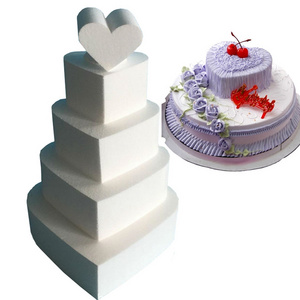 Heart Cake Molds Foam Mold Cake Muss Sugar Craft Party Diy Pop Molds Dummy Modelling Polystyrene Styrofoam Practice Model