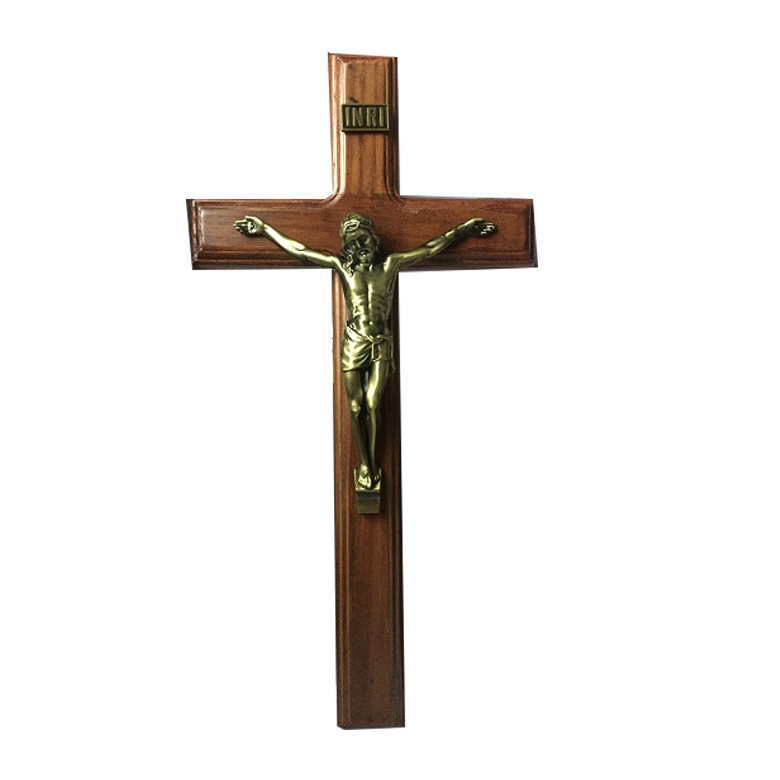 Resin Religion Crafts Jesus Christ Cross Crucifixion Statue Customized Figurines for Home Decoration