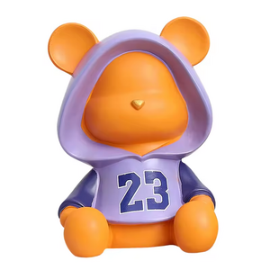 NBA Basketball Resin Bear Home Money Bank Adult Piggy Bank For Adults Saving Money