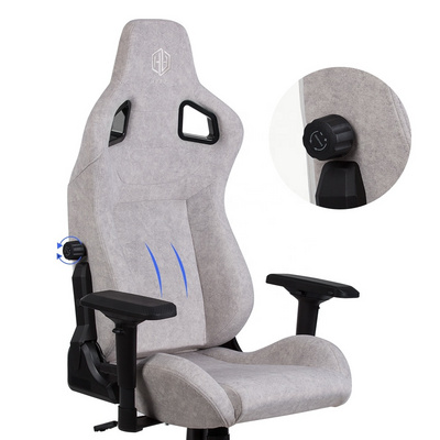 Hobot new model cockpit sillas ergonomic custom super dirt resistance with built in lumbar support  fabric cover gaming chair