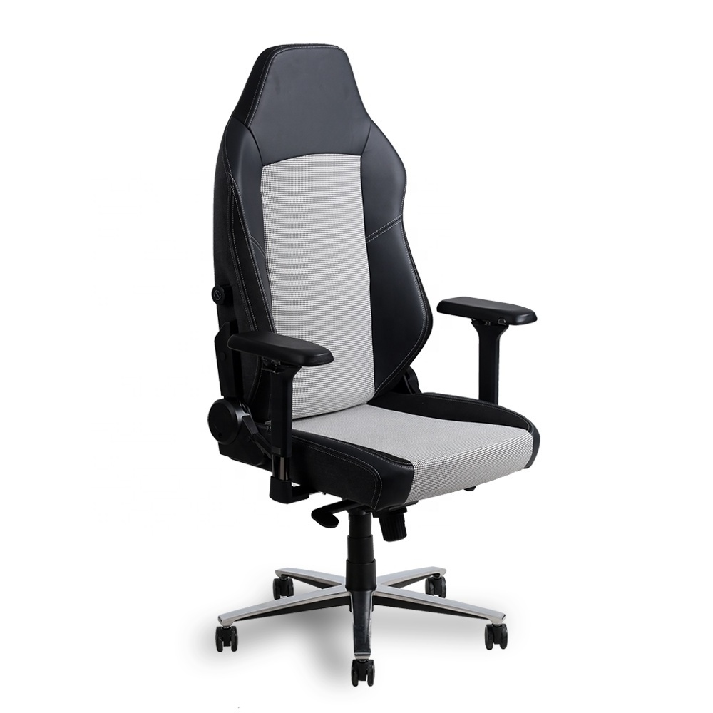 Custom Wider backrest and seat cushion enlarged size five-star feet High back ergonomic rotating PC computer  gaming chair