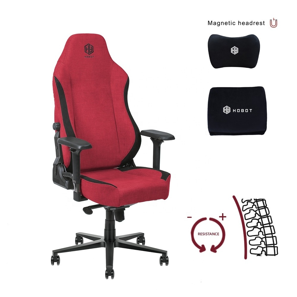 Hobot inflatable cockpit zero gravity recliner fabric sillas custom gaming chair built in lumbar support magnetic headrest