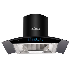 China Wholesale Household Kitchen Chimney Stainless Steel 60cm 90cm Wall Mounted Smart Range Hood