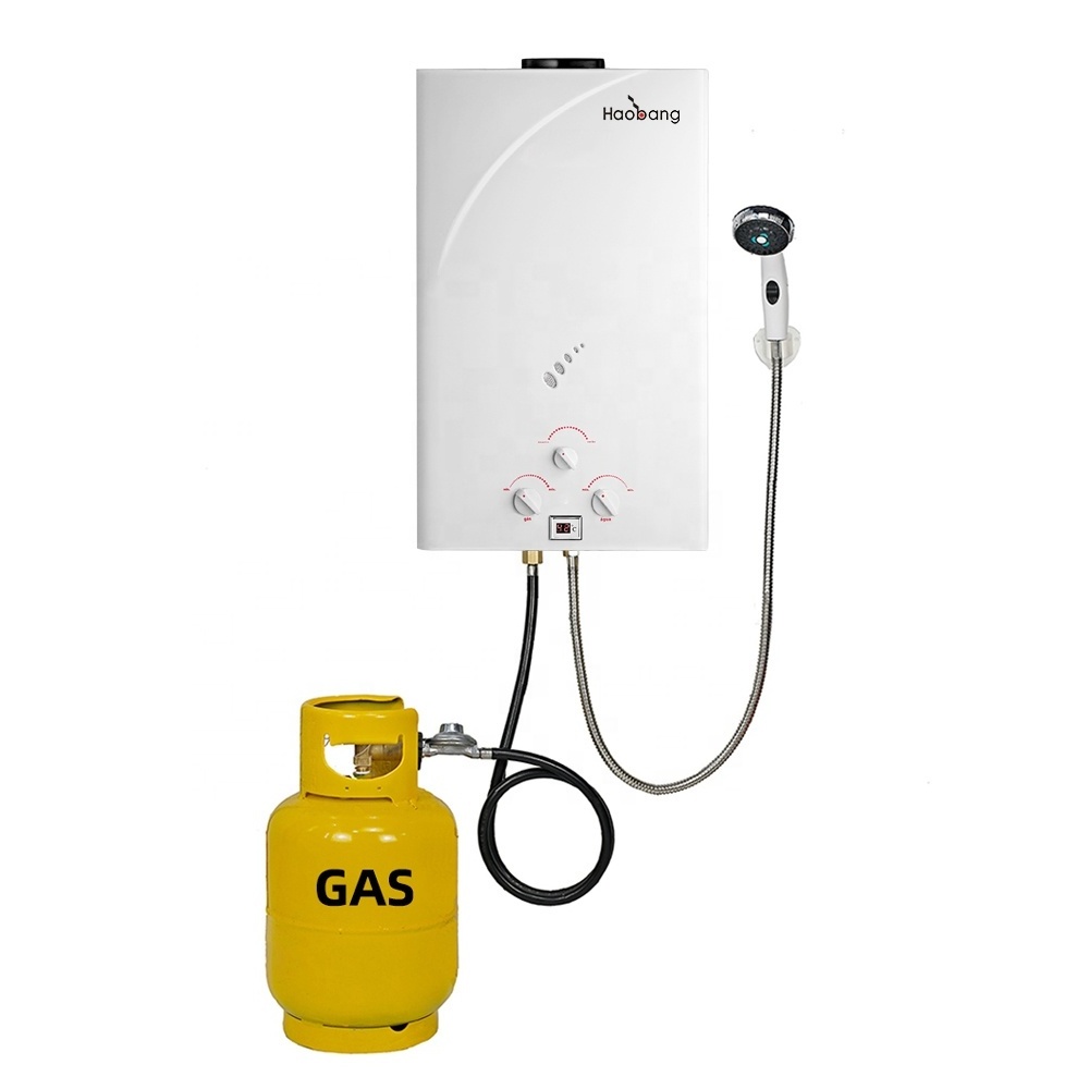 Battery Operated 10 L Tankless Instant NG LPG Propane Gas Hot Water Heater For Home