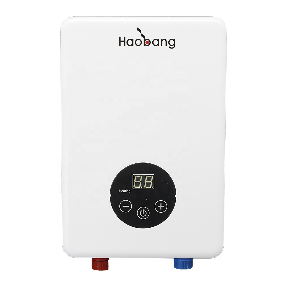 2022 New Arrival Mini 6KW Bathroom Instant Tankless Electric Hot Water Heater