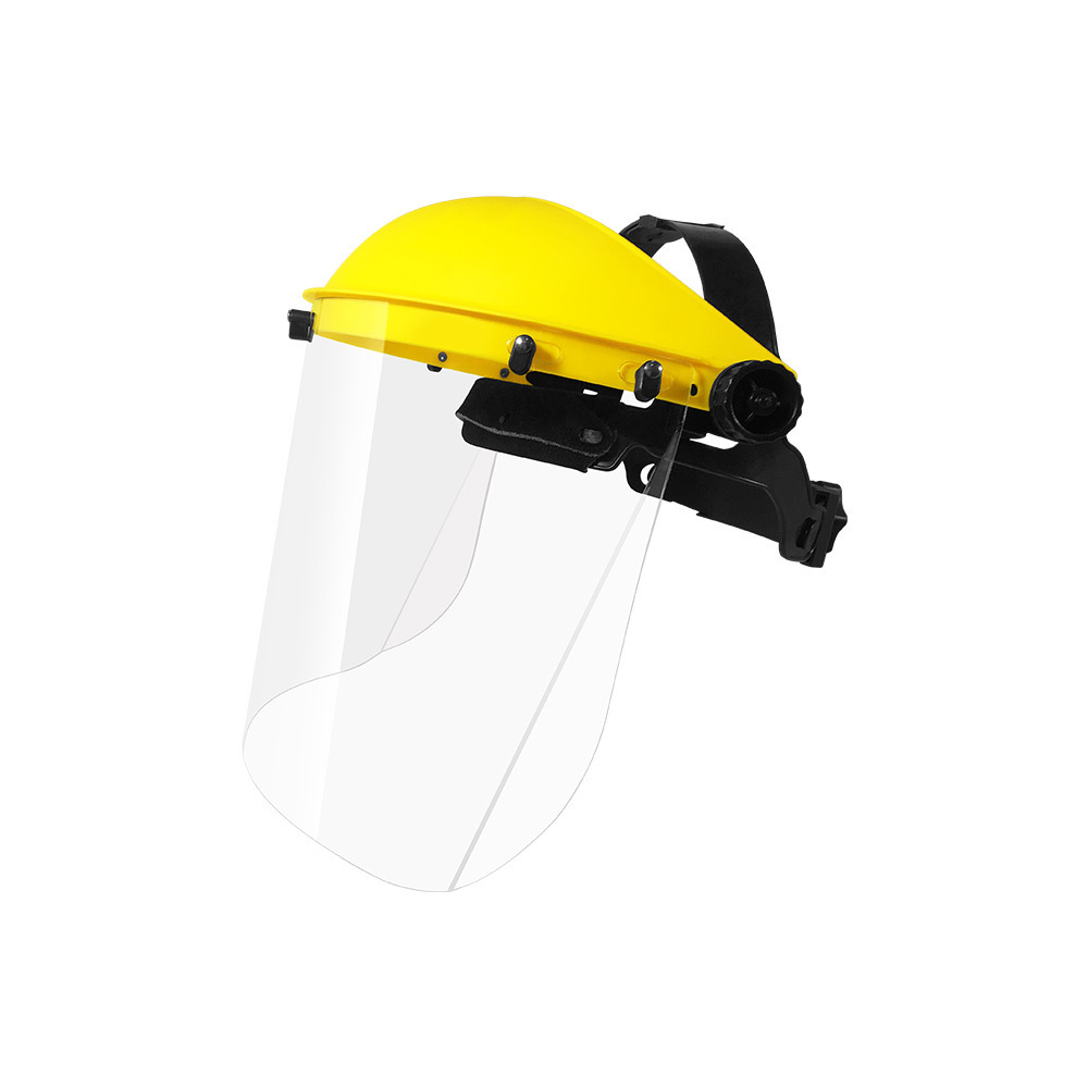 F002 HC Safety Polycarbonate full face protection shield visor personal protective  equipment dental face shield