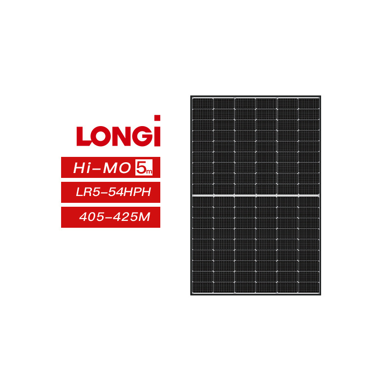 Wholesale Cheap Solar Panel Best Price Longi Lr5-54hph 405-425m 405 410w 415w 420w 425w Frame Black Half Cut Solar Module